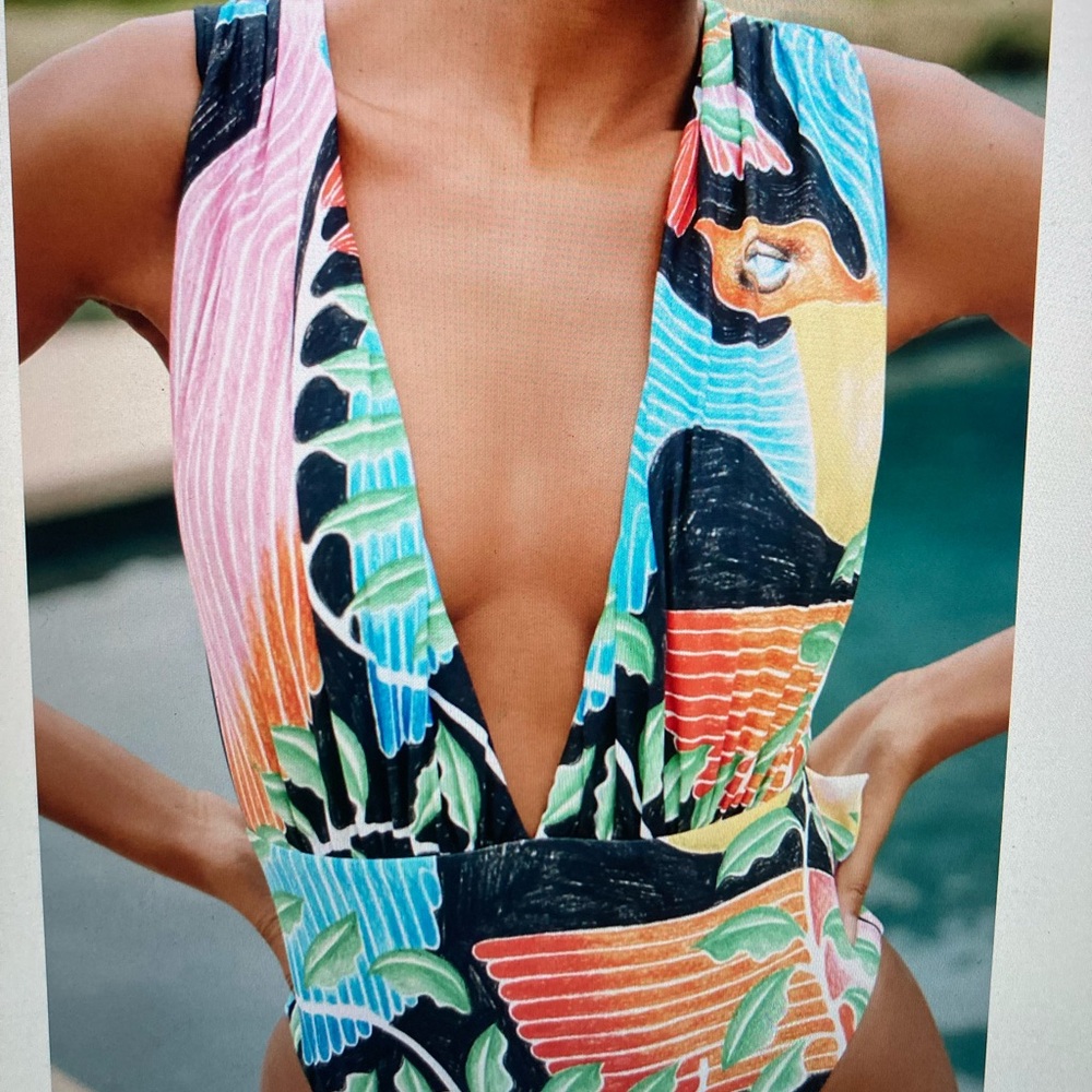 Maeve Vibrant Patterned women Swim One Piece